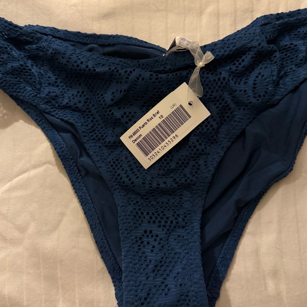 Pour Moi Swim Puerto Rico Bikini Brief (Denim)